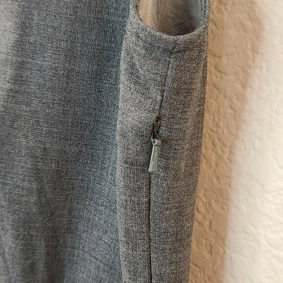 Lorick Women Dress Size 8 Gray Wool Sheath Sleeveless Pockets Casual Work Office - Picture 9 of 12
